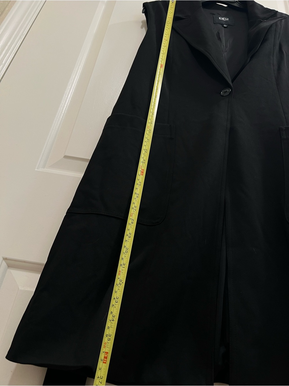 BBJ Black Sleeveless Belted Blazer - Picture 14 of 16